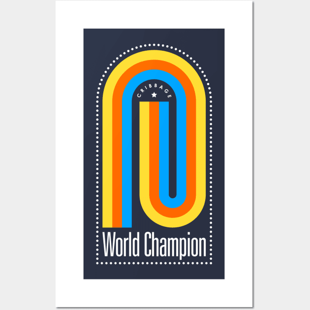 Cribbage Champion dark Wall Art by alexwahlberg